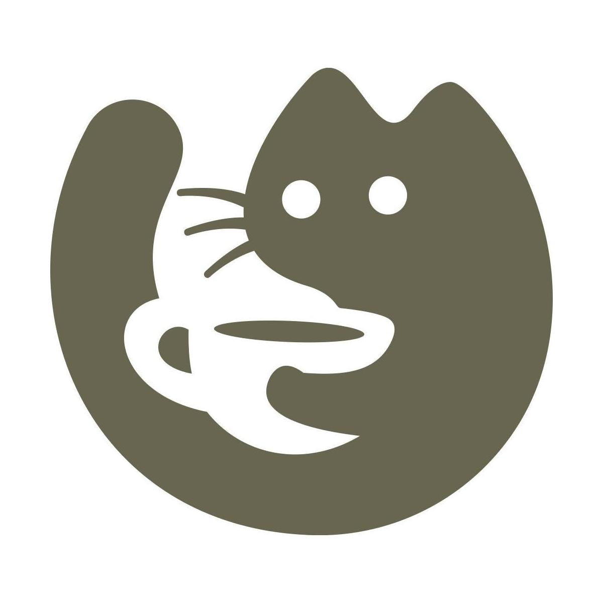 Cat with Coffee Delrin Leather Stamp
