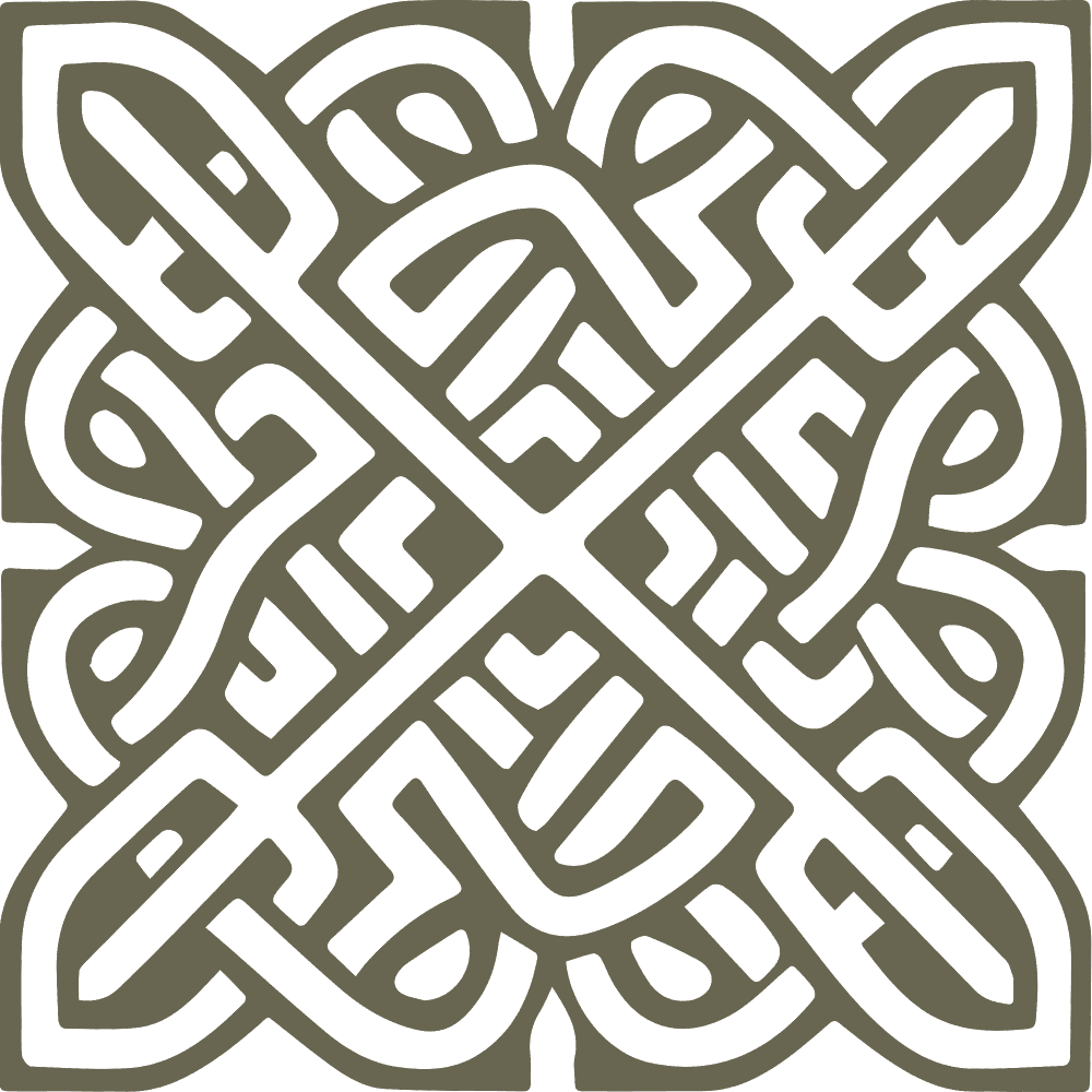 Celtic Ornament Delrin Leather Stamp - All Good Leather Co.