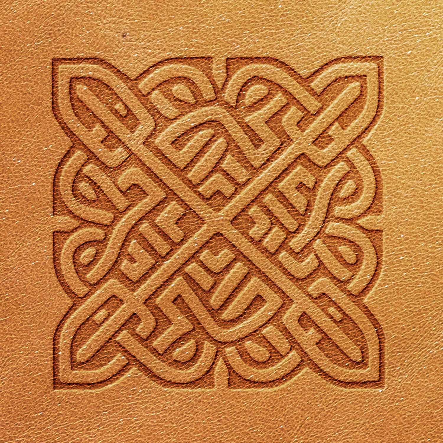 Celtic Ornament Delrin Leather Stamp - All Good Leather Co.