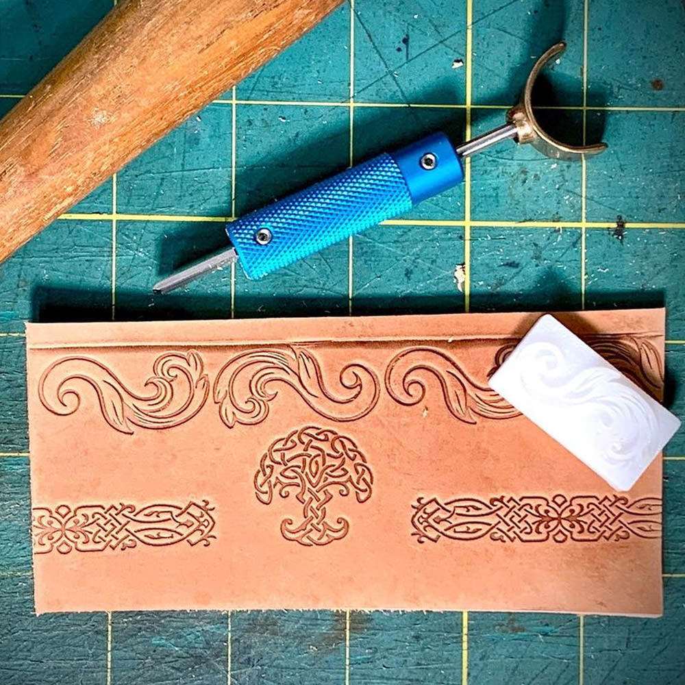 Celtic Tree Delrin Leather Stamp - All Good Leather Co.