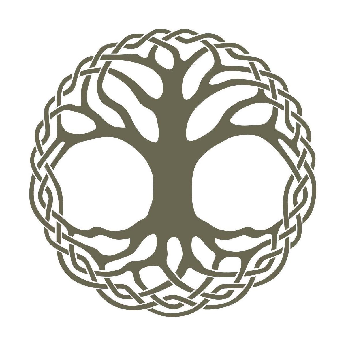 Celtic Tree Delrin Leather Stamp - All Good Leather Co.