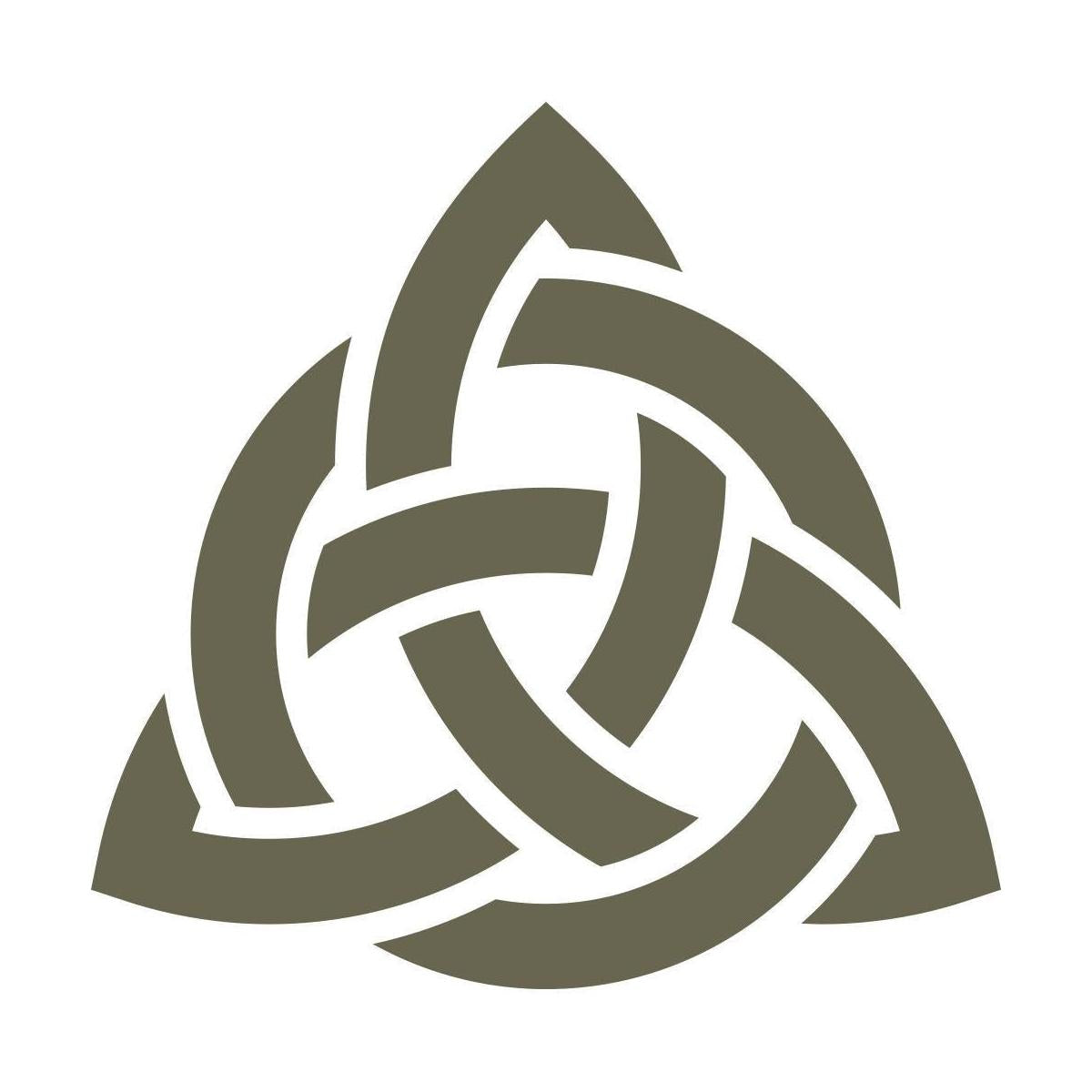 Celtic Triangle Delrin Leather Stamp - All Good Leather Co.
