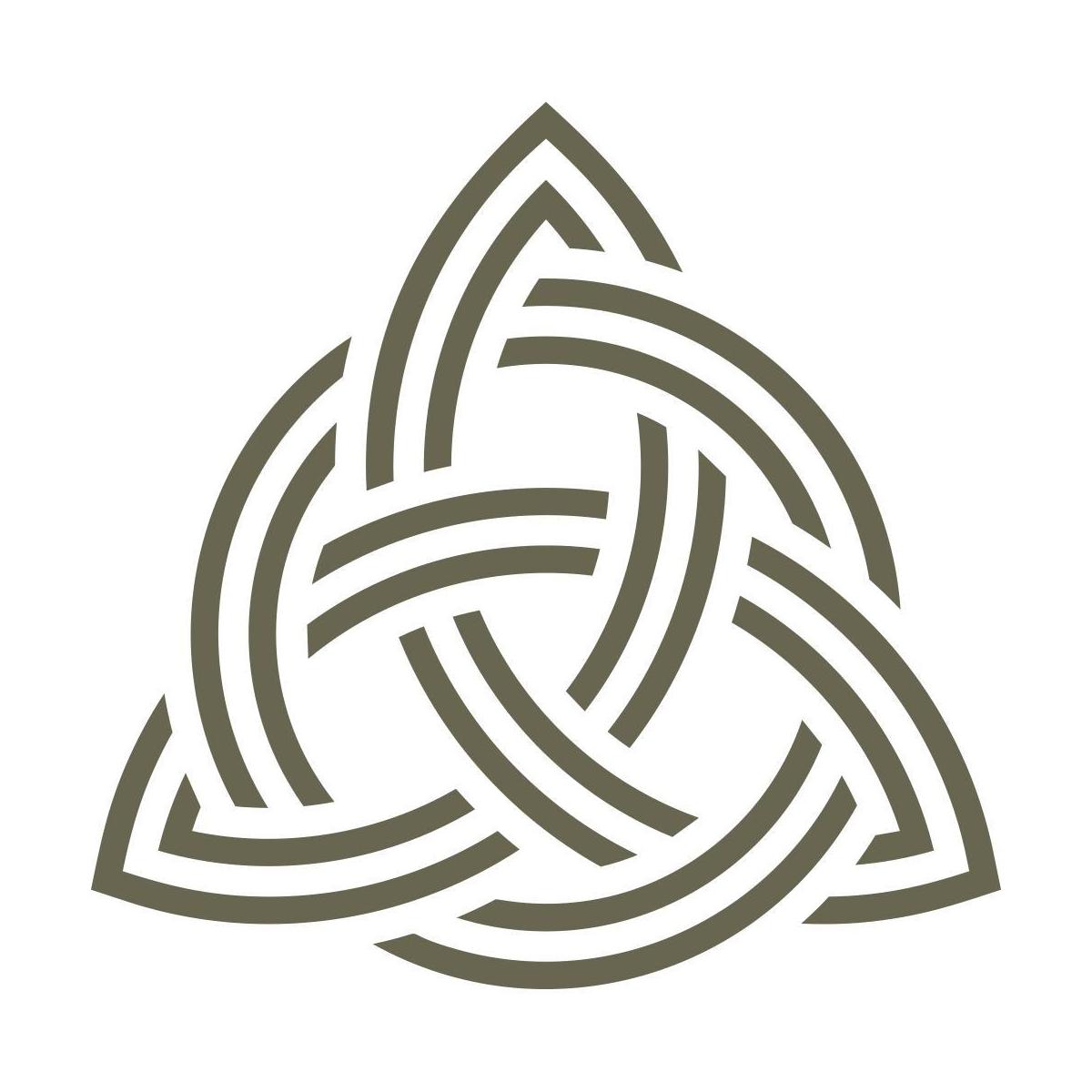 Celtic Triangle Delrin Leather Stamp - All Good Leather Co.