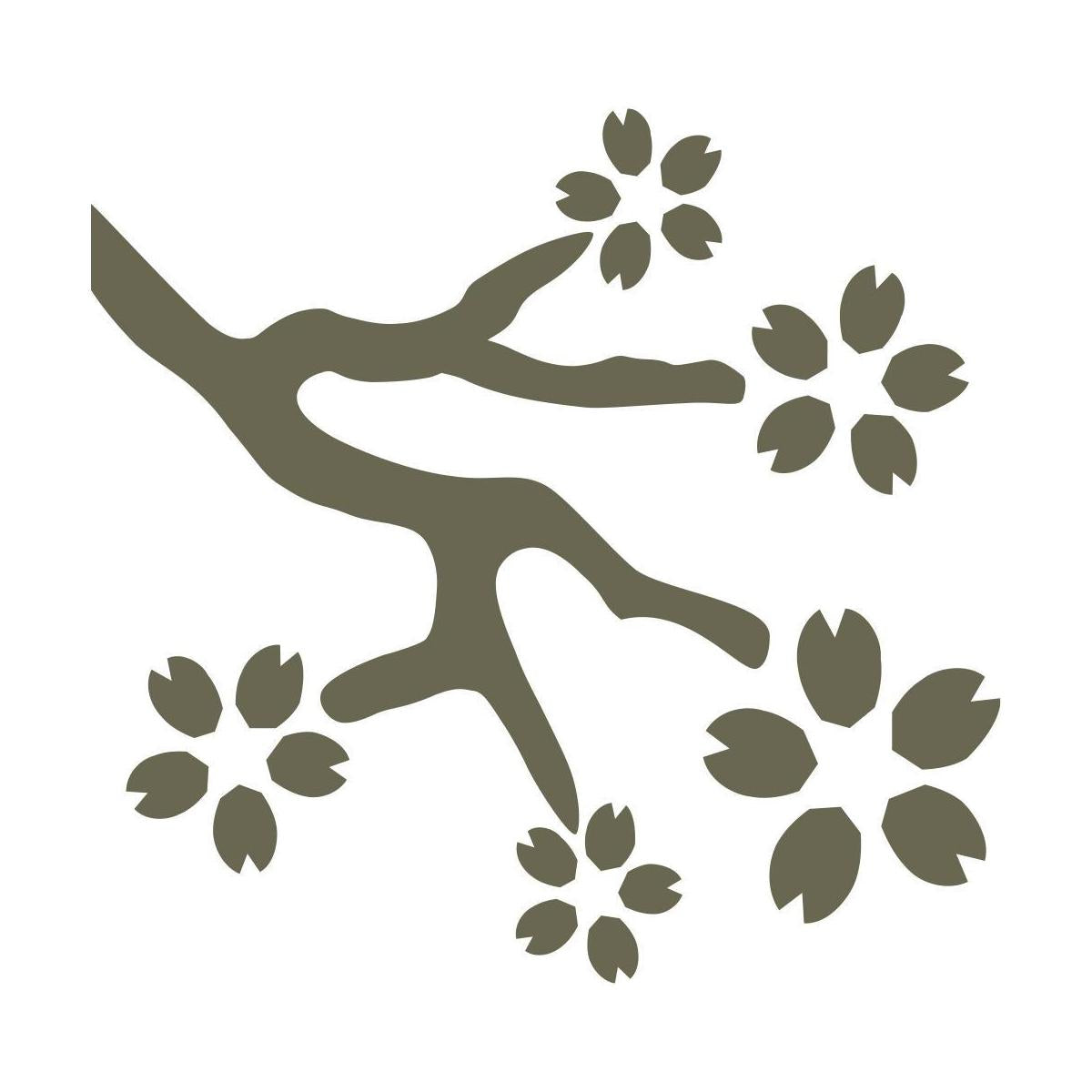 Cherry Blossom Delrin Leather Stamp - All Good Leather Co.