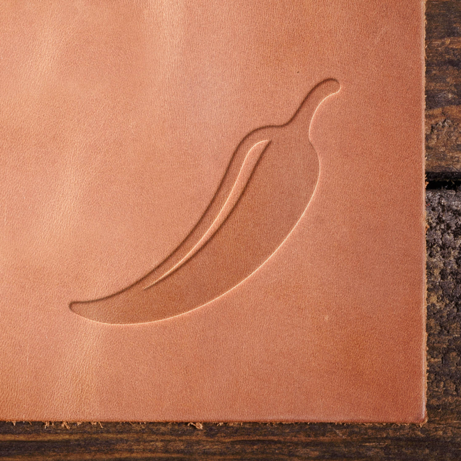 Chilli Pepper Delrin Leather Stamp - All Good Leather Co.