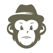 Chimp with Hat Delrin Leather Stamp - All Good Leather Co.