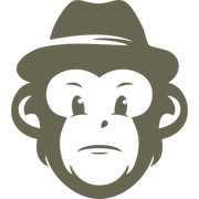 Chimp with Hat Delrin Leather Stamp - All Good Leather Co.