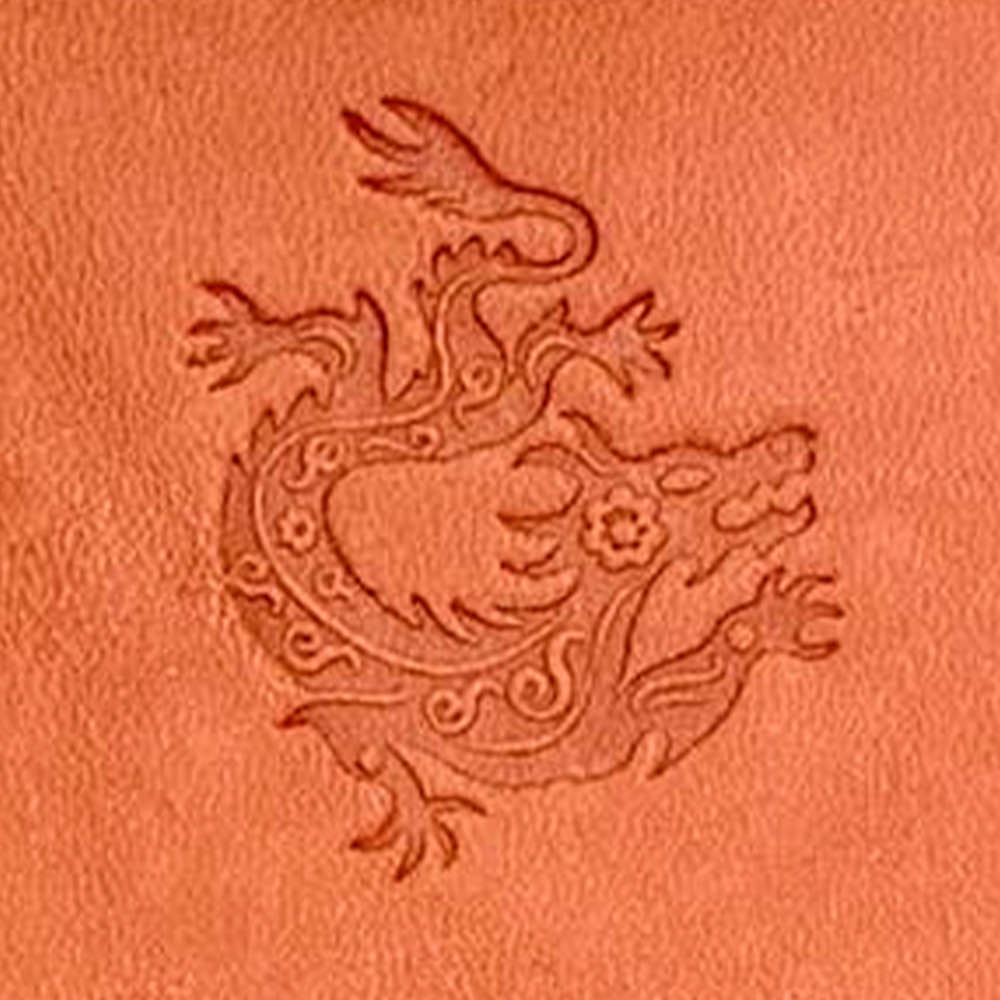 Chinese Zodiac Dragon Delrin Leather Stamp - All Good Leather Co.