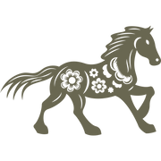 Chinese Zodiac Horse Delrin Leather Stamp - All Good Leather Co.