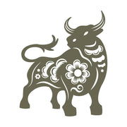 Chinese Zodiac Ox Delrin Leather Stamp - All Good Leather Co.