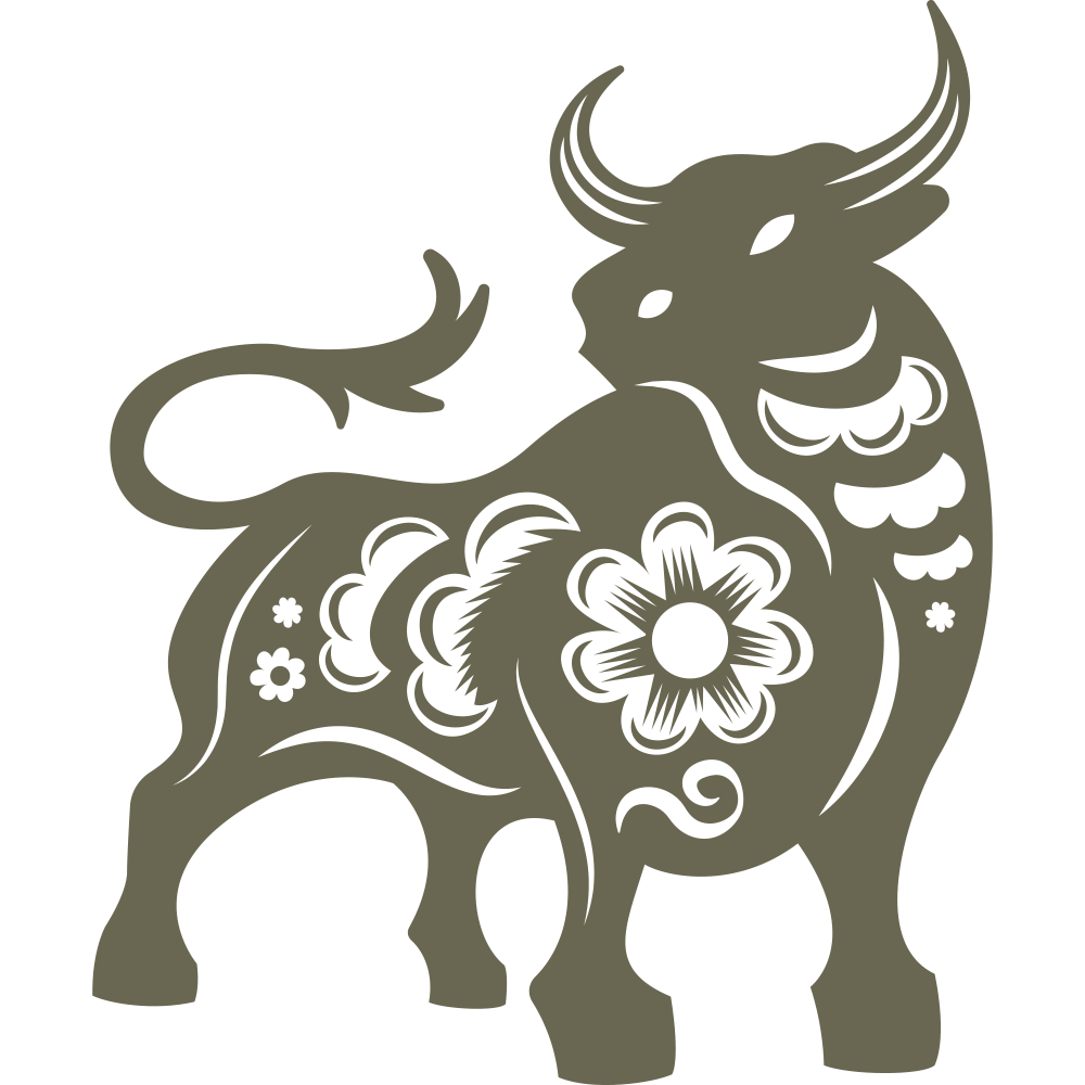 Chinese Zodiac Ox Delrin Leather Stamp - All Good Leather Co.