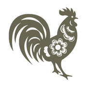 Chinese Zodiac Rooster Delrin Leather Stamp - All Good Leather Co.