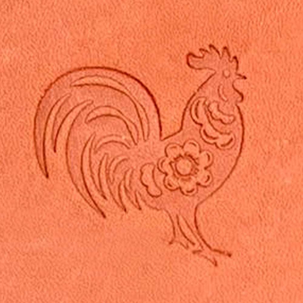 Chinese Zodiac Rooster Delrin Leather Stamp - All Good Leather Co.