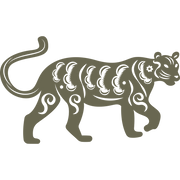 Chinese Zodiac Tiger Delrin Leather Stamp - All Good Leather Co.