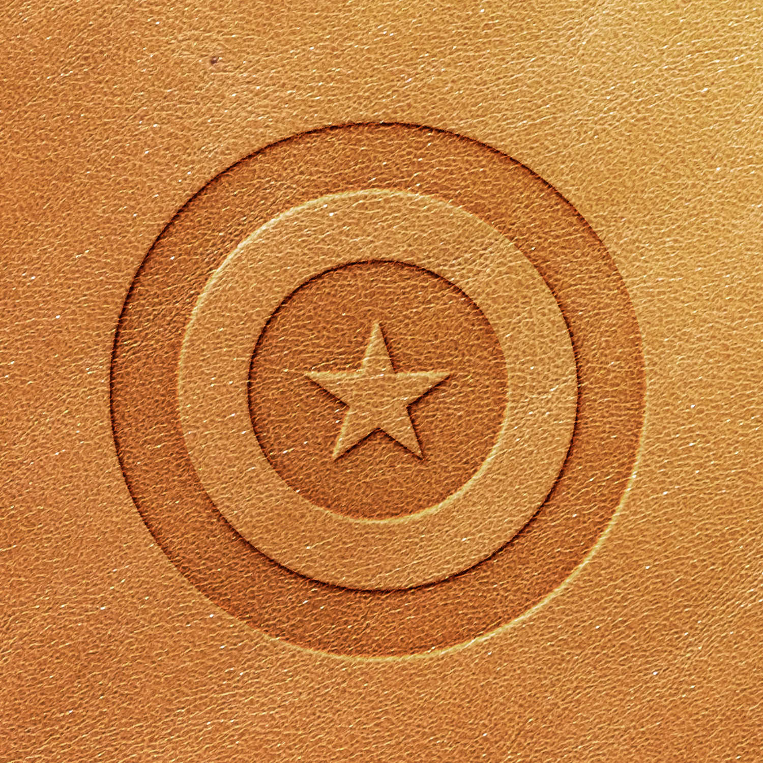 Circle Star Delrin Leather Stamp - All Good Leather Co.