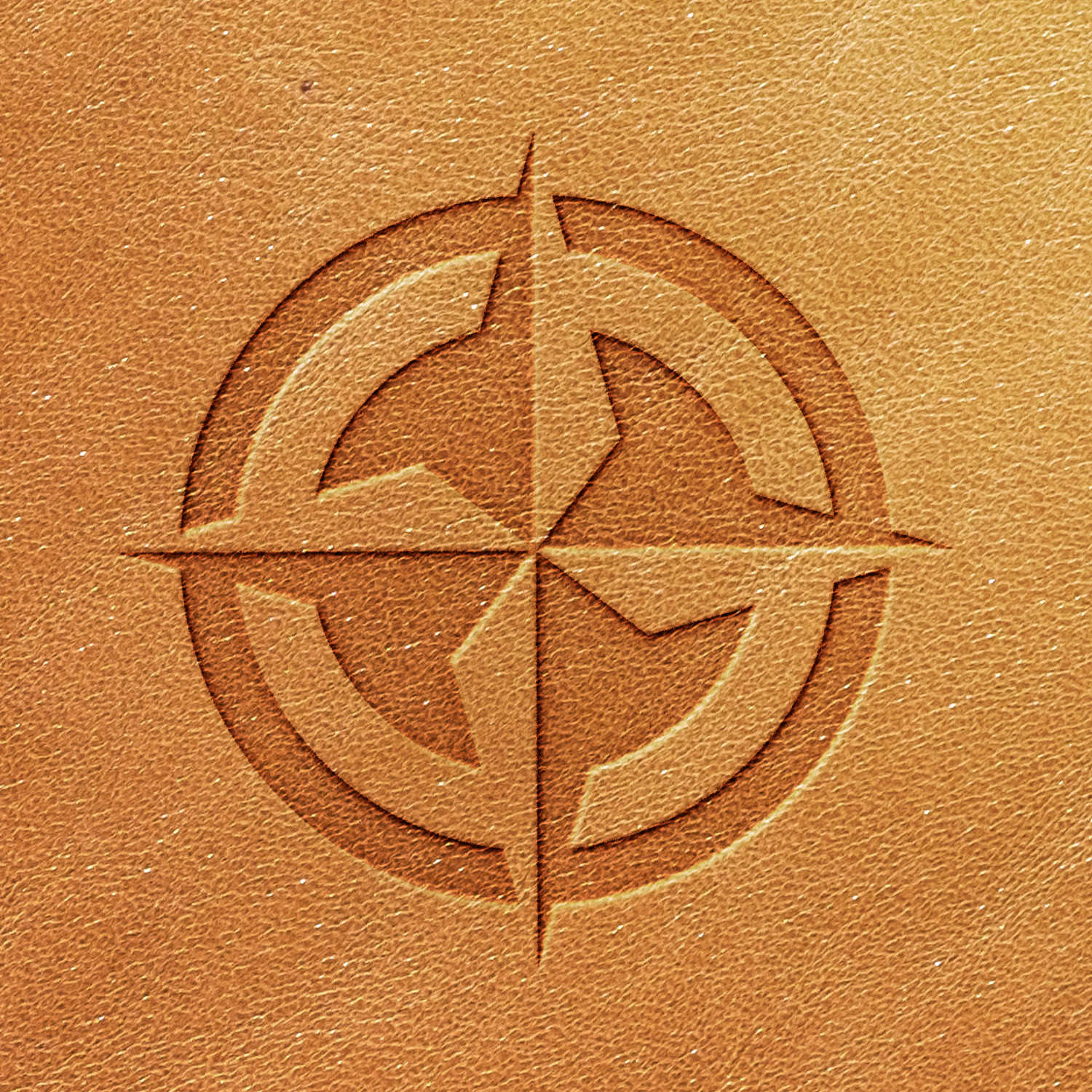 Circle Star Delrin Leather Stamp - All Good Leather Co.