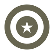 Circle Star Delrin Leather Stamp - All Good Leather Co.