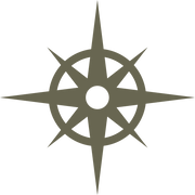 Compass Star Delrin Leather Stamp - All Good Leather Co.