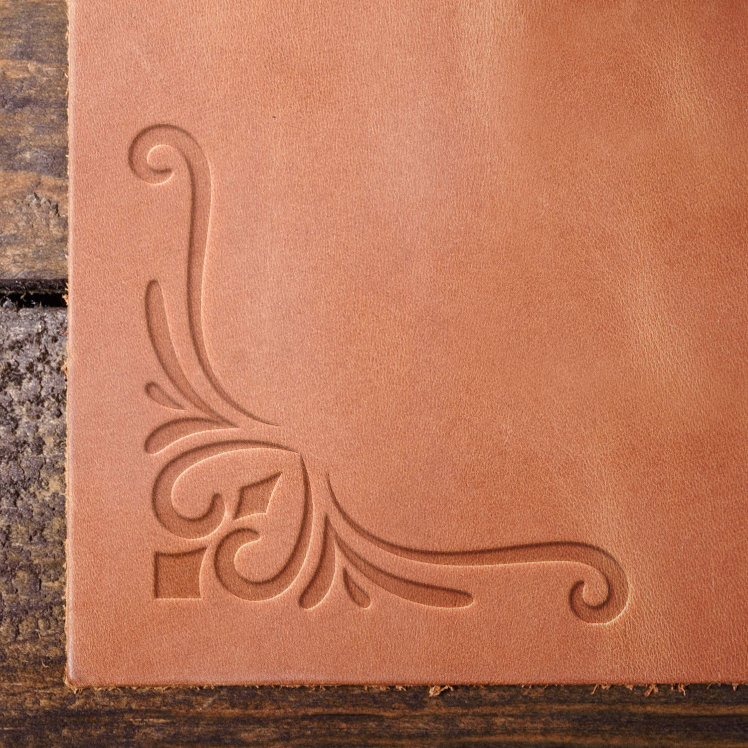 Corner Delrin Leather Stamp - All Good Leather Co.