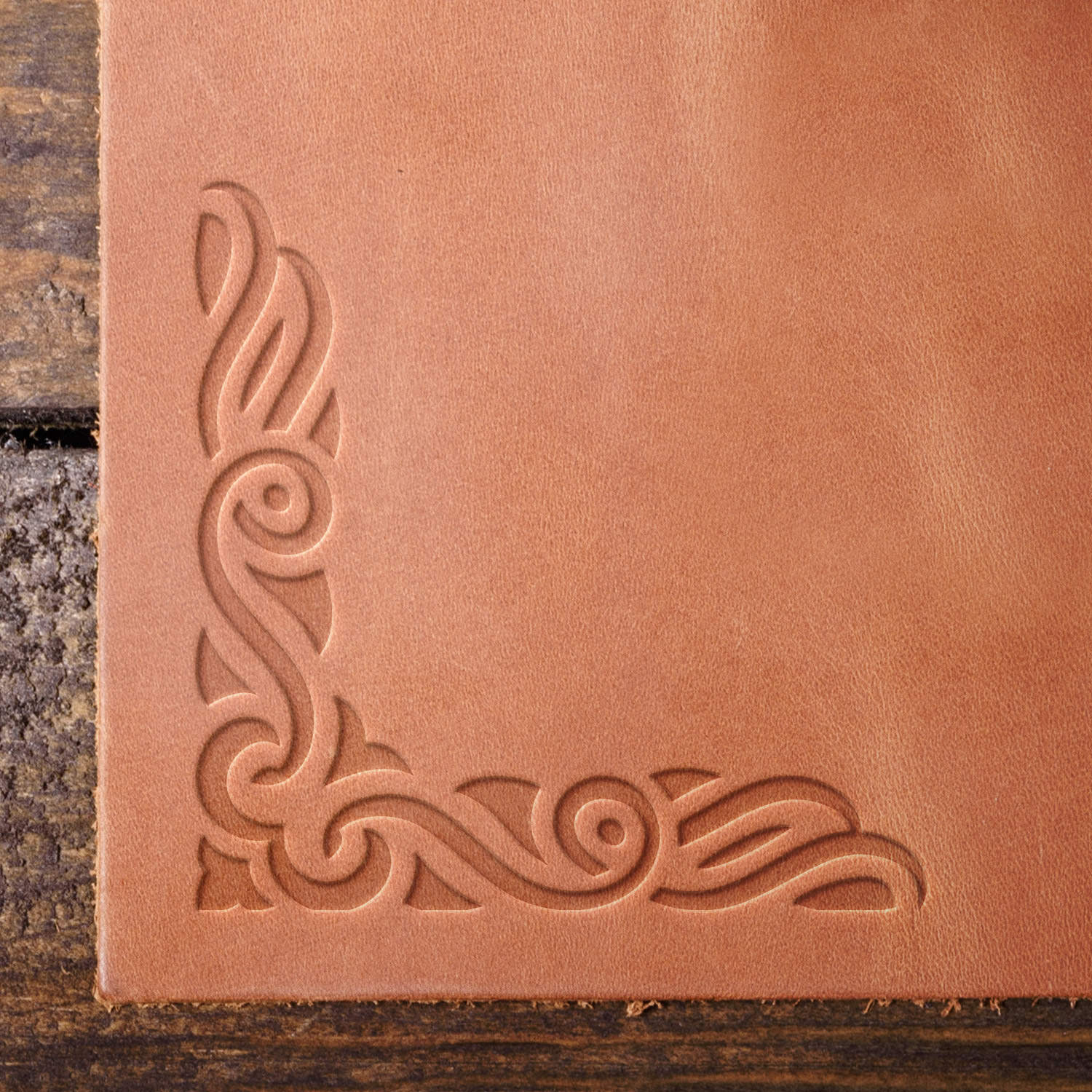 Corner Delrin Leather Stamp - All Good Leather Co.