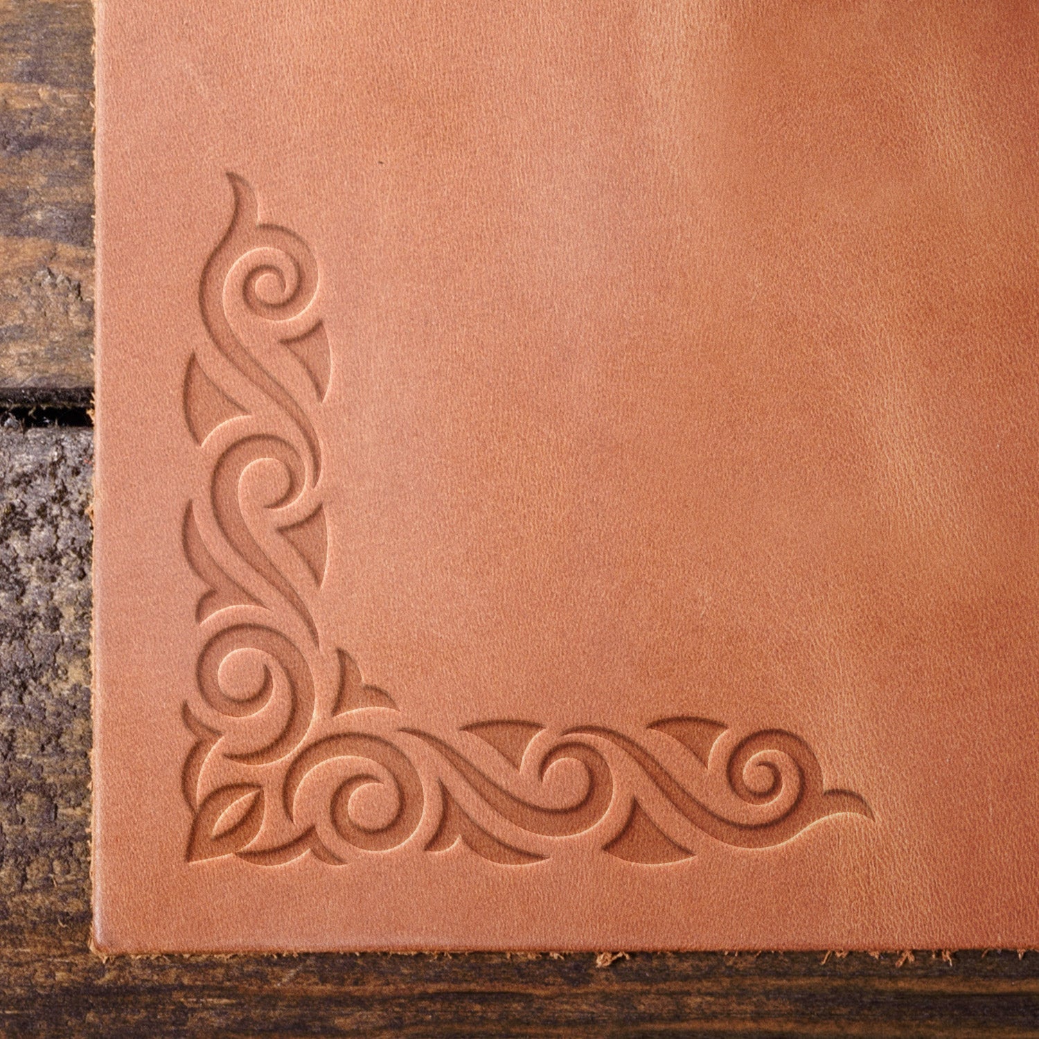 Corner Delrin Leather Stamp - All Good Leather Co.