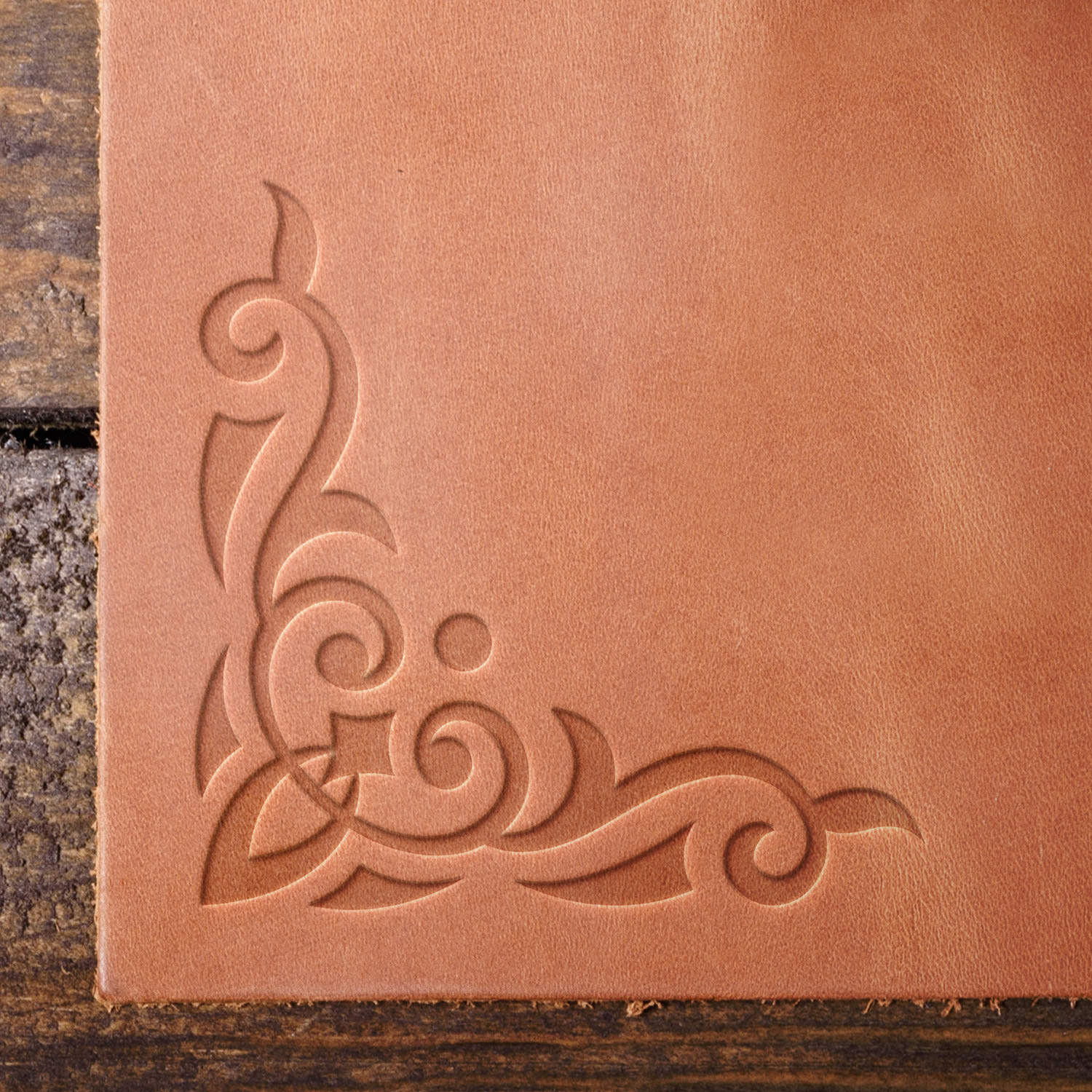 Corner Delrin Leather Stamp - All Good Leather Co.