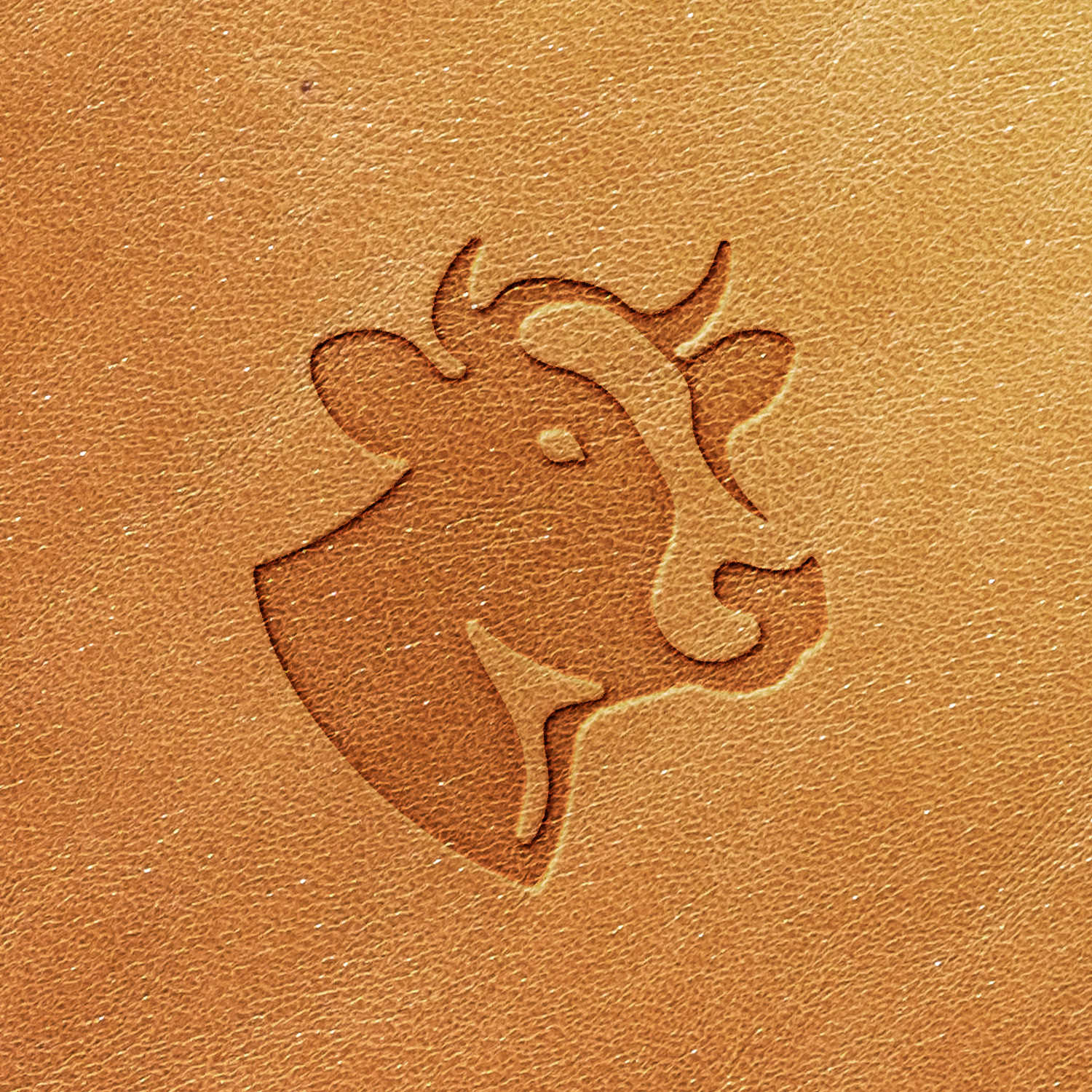 Cow Delrin Leather Stamp - All Good Leather Co.