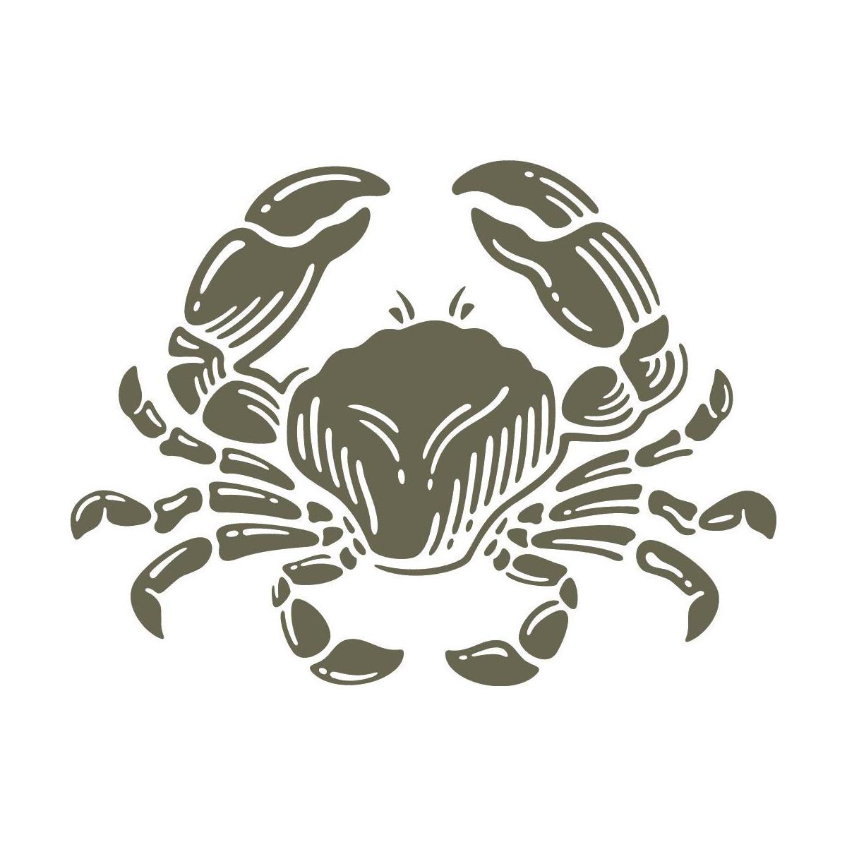 Crab Delrin Leather Stamp - All Good Leather Co.