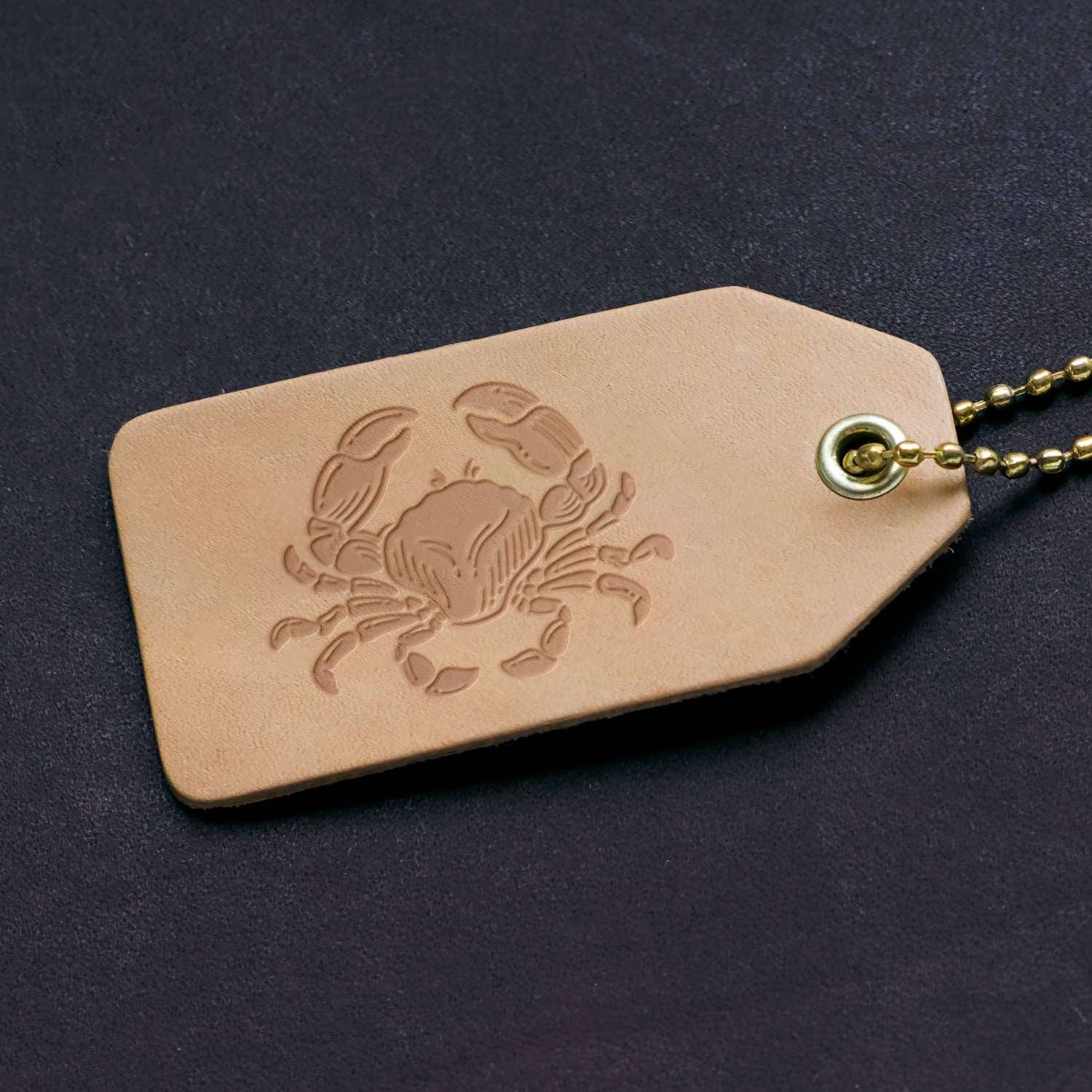 Crab Delrin Leather Stamp - All Good Leather Co.