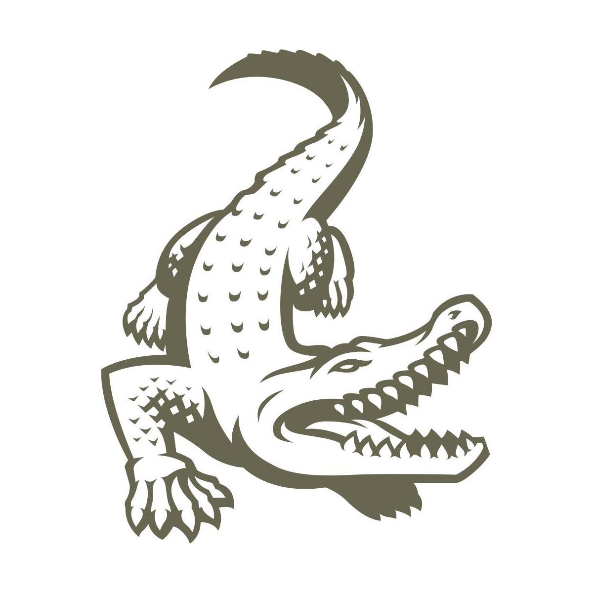 Crocodile Delrin Leather Stamp - All Good Leather Co.