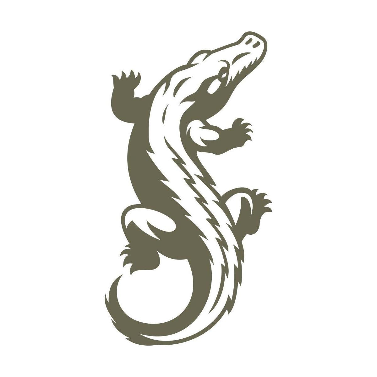 Crocodile Delrin Leather Stamp - All Good Leather Co.