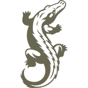 Crocodile Delrin Leather Stamp - All Good Leather Co.