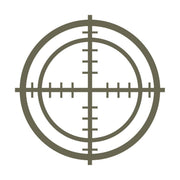 Crosshairs Delrin Leather Stamp - All Good Leather Co.