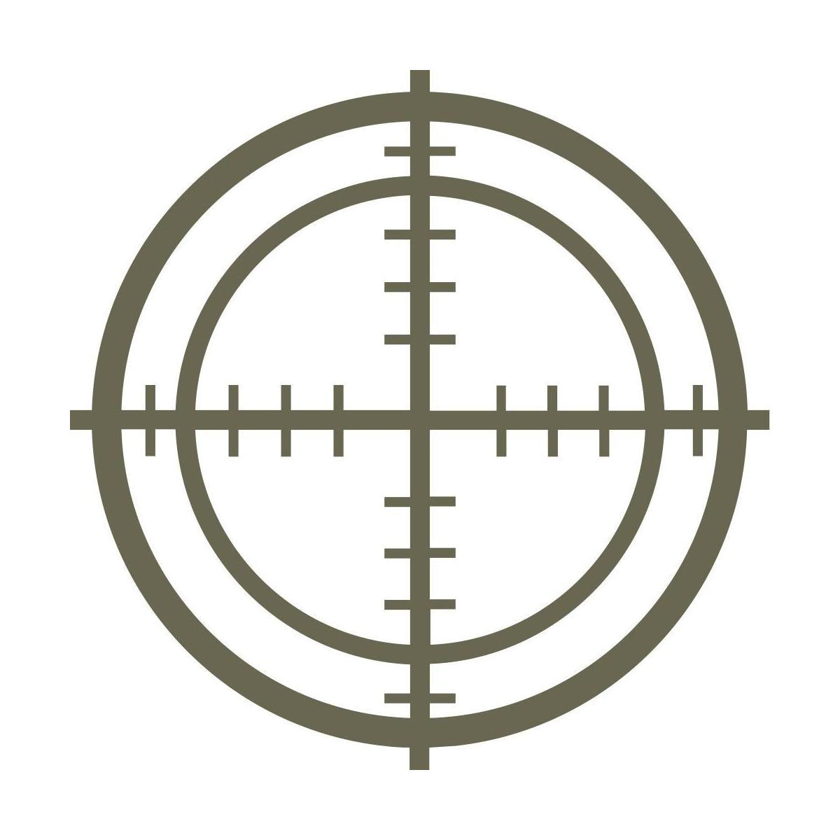 Crosshairs Delrin Leather Stamp - All Good Leather Co.