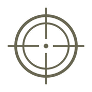 Crosshairs Delrin Leather Stamp - All Good Leather Co.