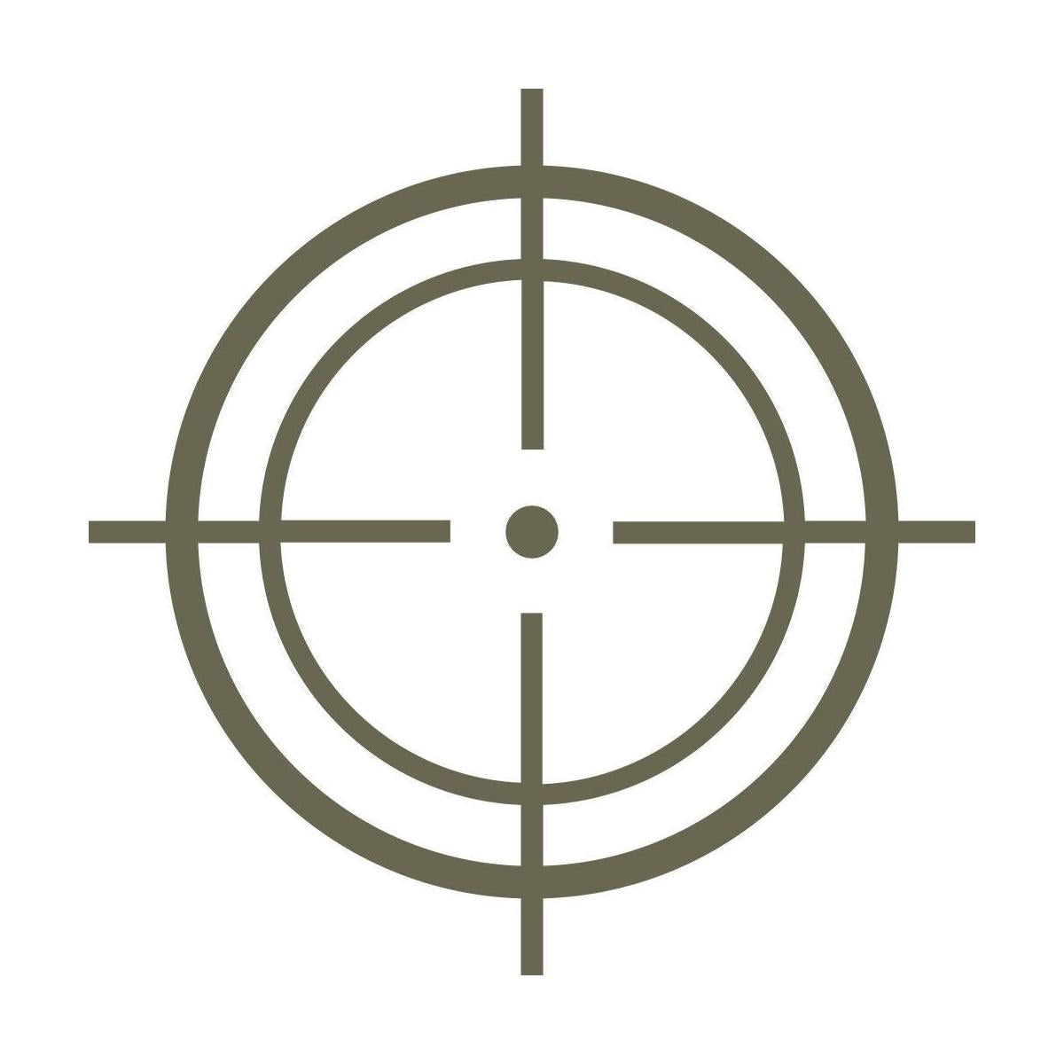 Crosshairs Delrin Leather Stamp - All Good Leather Co.