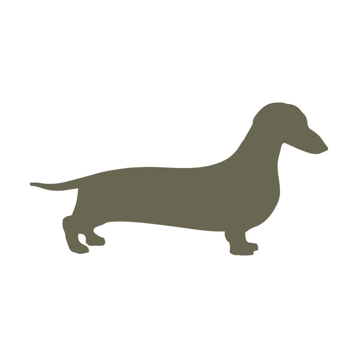 Dachshund Dog Delrin Leather Stamp - All Good Leather Co.