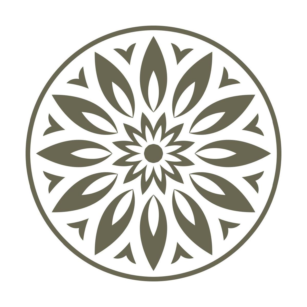 Decorative Circle Delrin Leather Stamp - All Good Leather Co.