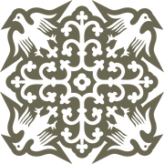 Decorative Eagle Tile Delrin Leather Stamp - All Good Leather Co.