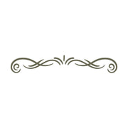 Decorative Swash Delrin Leather Stamp - All Good Leather Co.