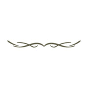 Decorative Swash Delrin Leather Stamp - All Good Leather Co.