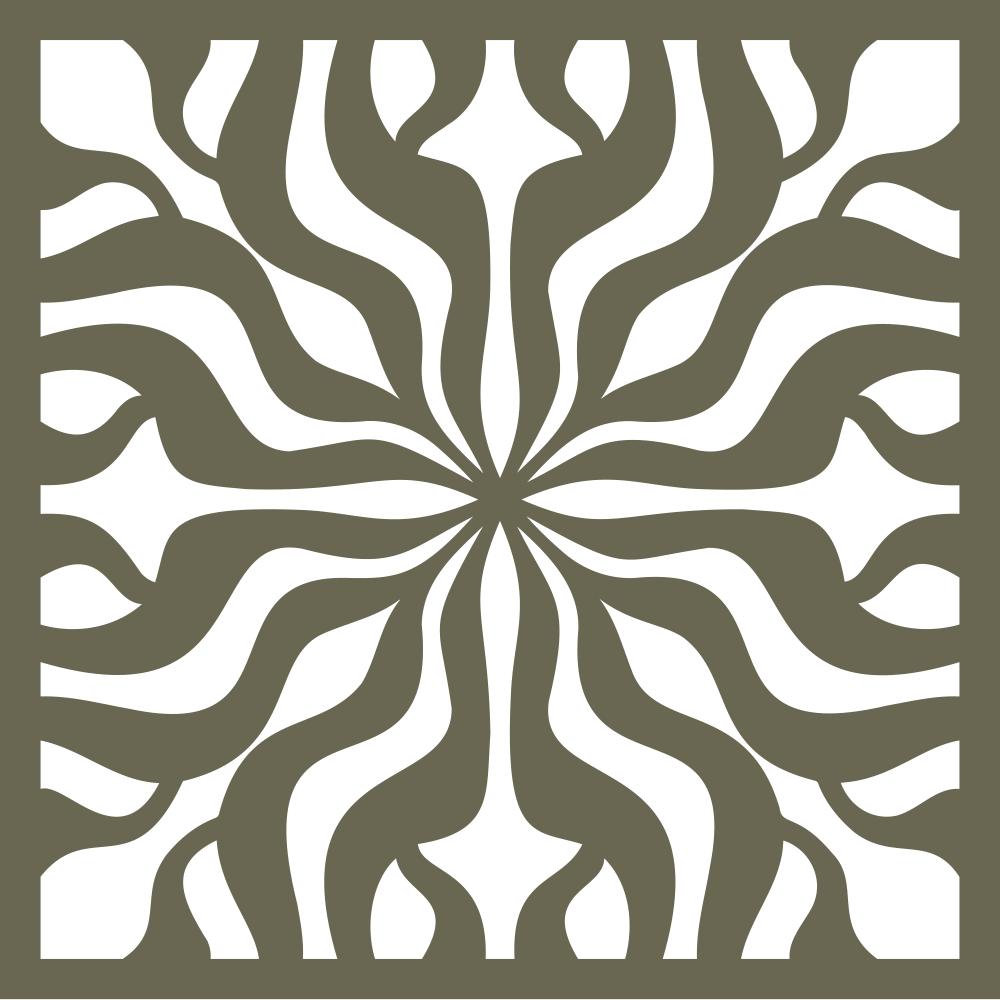 Decorative Tile Delrin Leather Stamp - All Good Leather Co.