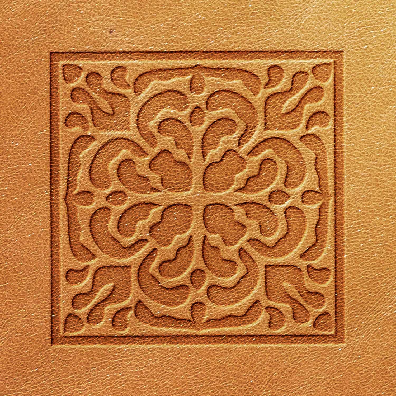 Decorative Tile Delrin Leather Stamp - All Good Leather Co.