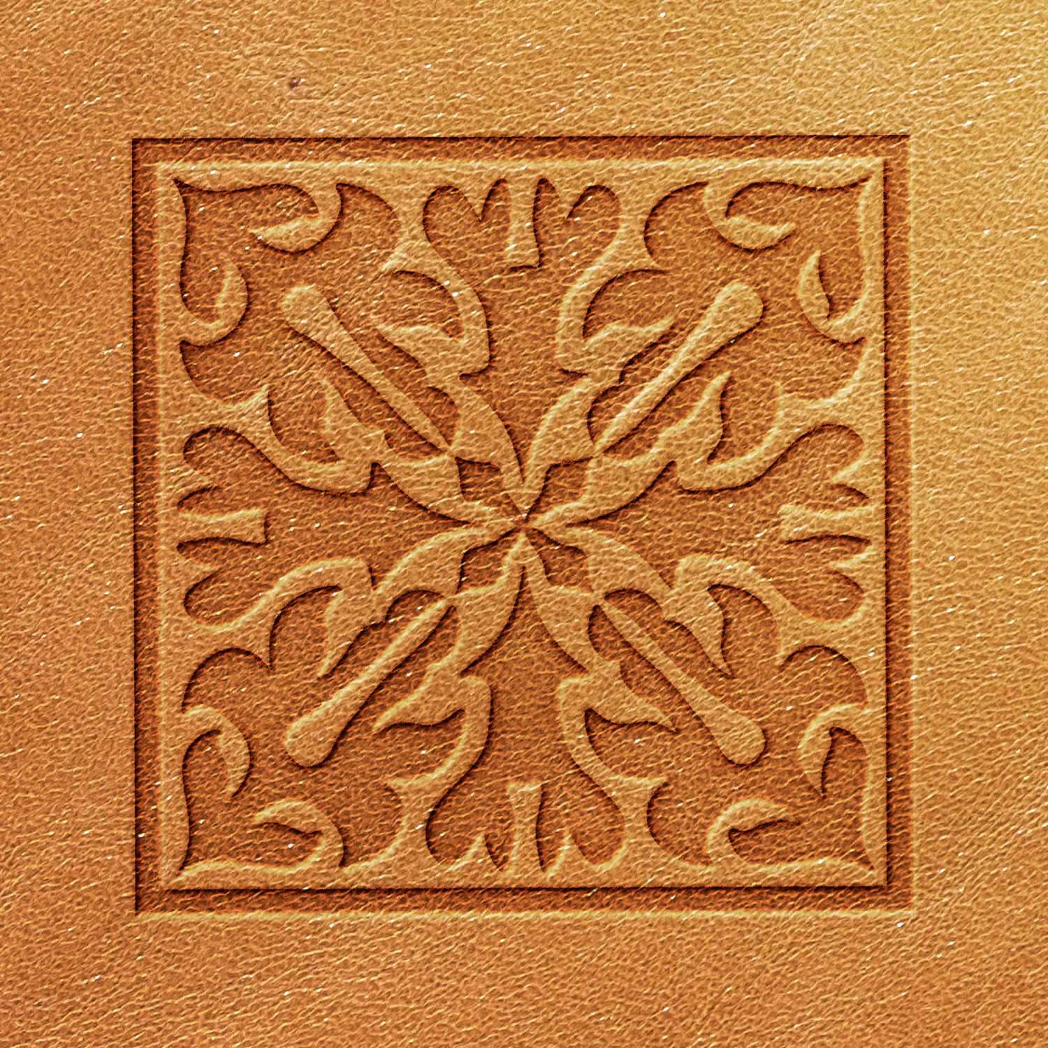 Decorative Tile Delrin Leather Stamp - All Good Leather Co.