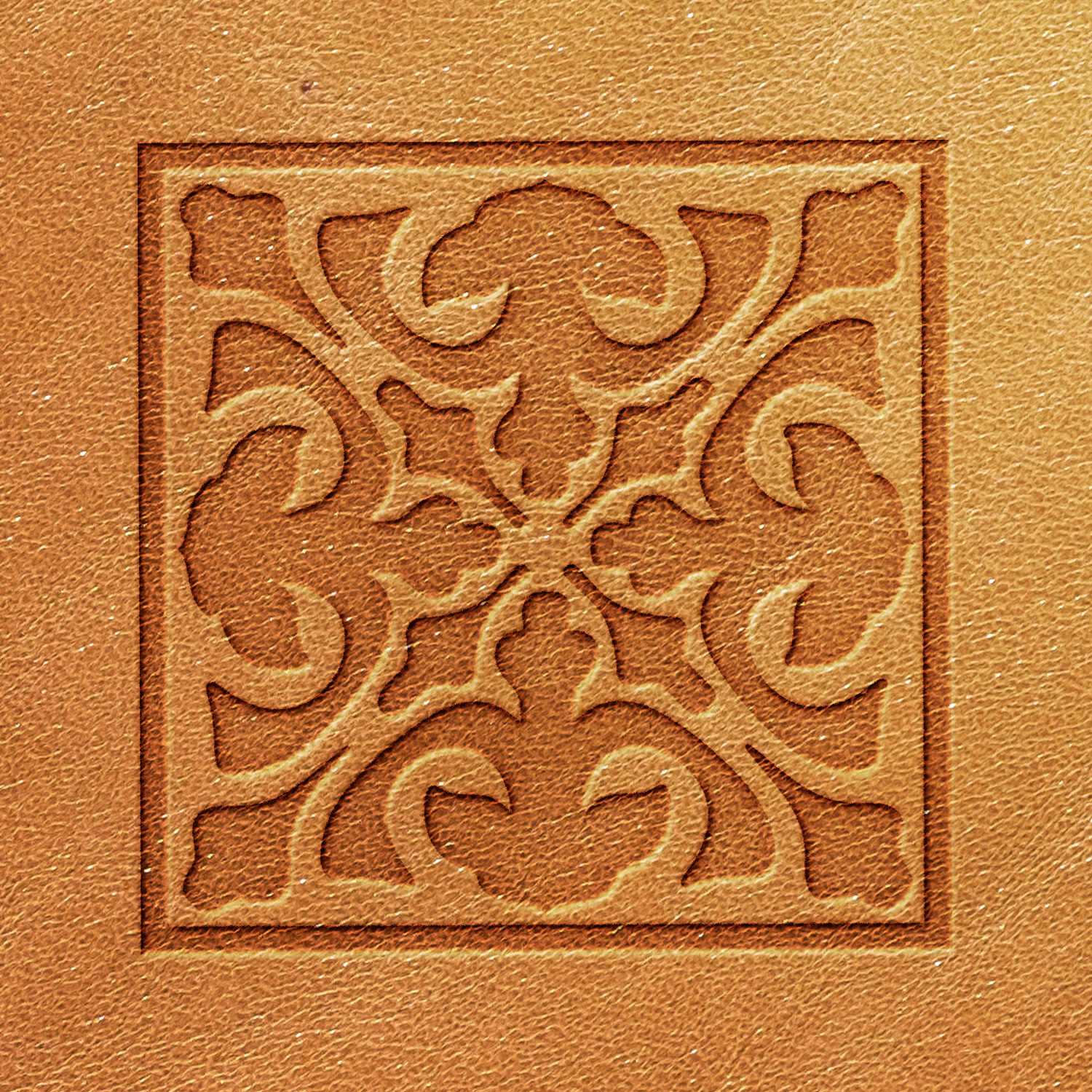 Decorative Tile Delrin Leather Stamp - All Good Leather Co.