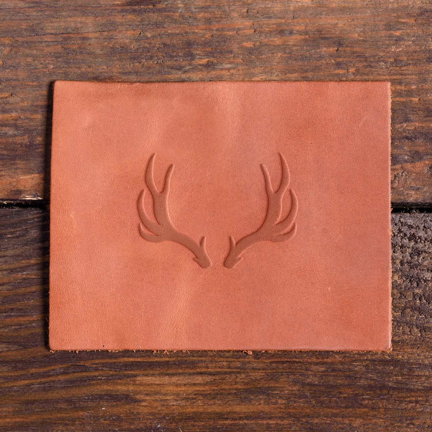 Deer Antlers Delrin Leather Stamp - All Good Leather Co.