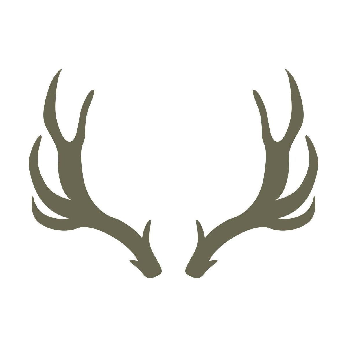 Deer Antlers Delrin Leather Stamp - All Good Leather Co.