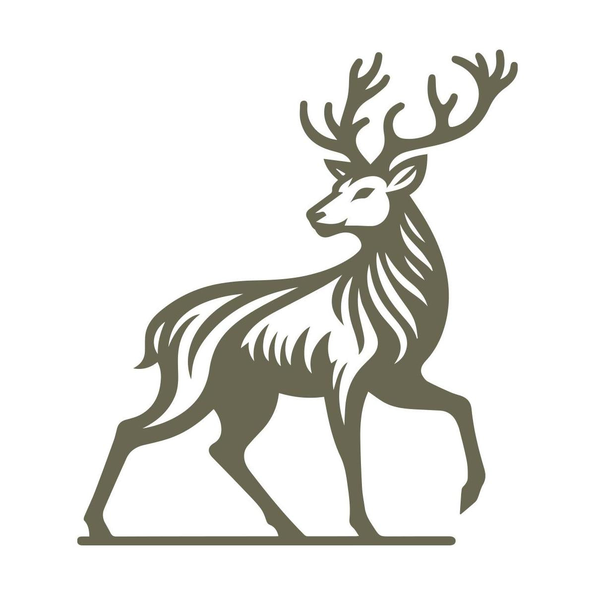Deer Delrin Leather Stamp - All Good Leather Co.