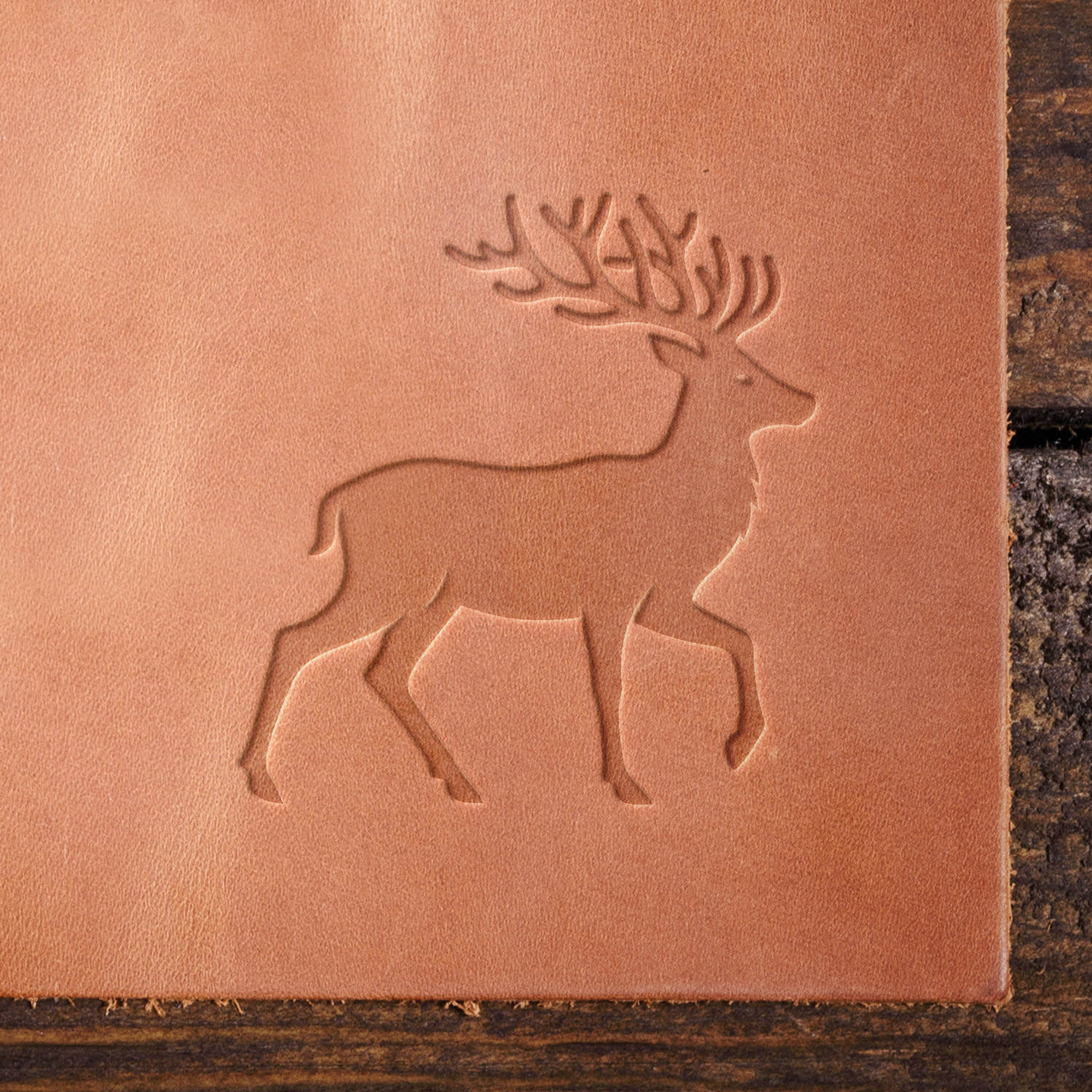 Deer Delrin Leather Stamp - All Good Leather Co.