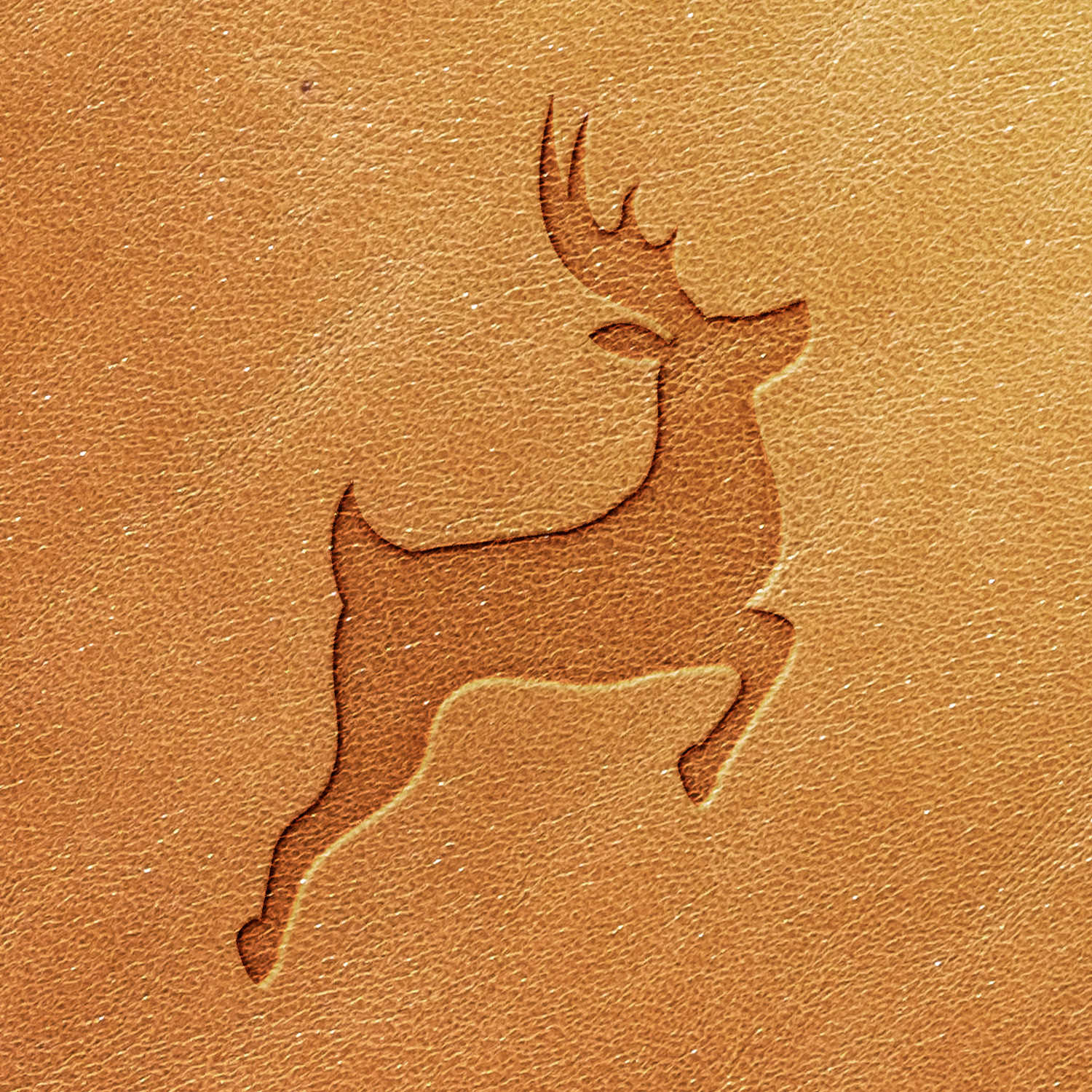 Deer Delrin Leather Stamp - All Good Leather Co.